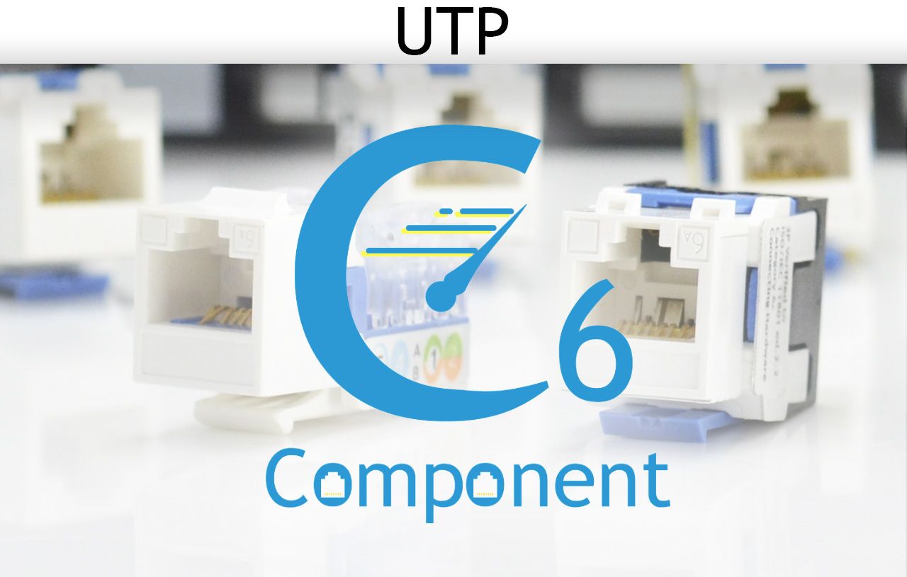 UTP - Super Cat 6-Komponente - Super Cat 6-Komponenten-bewertete ungeschirmte Lösung